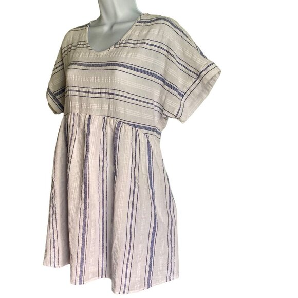 White Birch Weekend at the Lake Cotton Short Sleeve Dress with Pockets NEW NWT - Picture 4 of 11